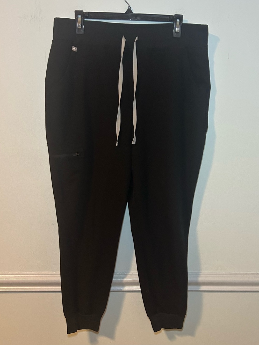 Figs Technical Collection Black Zamora Jogger Scrub Pants Size Large